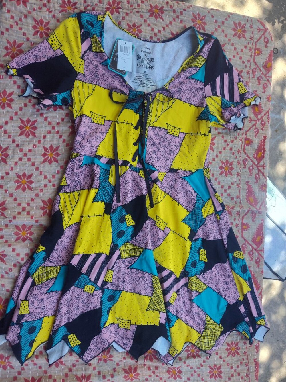 Nightmare Before Christmas Sally Dress NWT - Picture 4 of 4